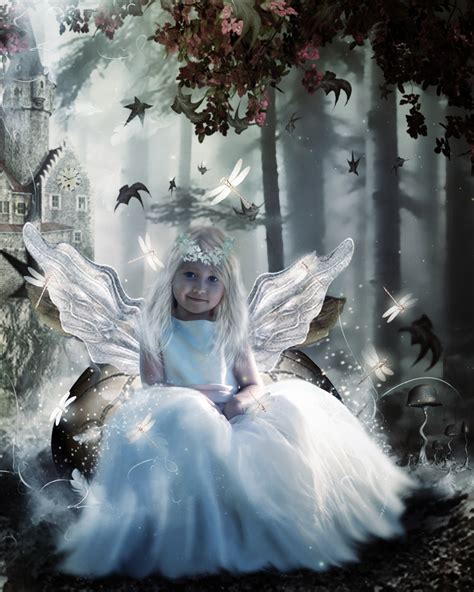 Sparkling with Magic: The Swirling Wand of the Angel Fairy Princess